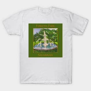 Forsyth Park in Savannah Georgia T-Shirt